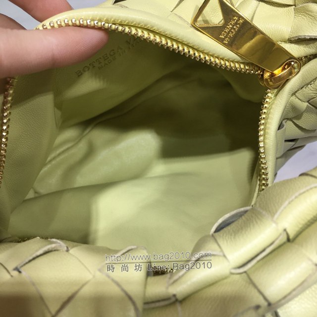 Bottega veneta高端女包 98080 寶緹嘉小號羊皮手工編織女包 BV爆款jodie新版本2代編織打結圓形hobo包  gxz1149